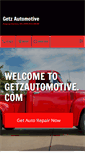 Mobile Screenshot of getzautomotive.com