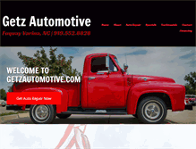 Tablet Screenshot of getzautomotive.com